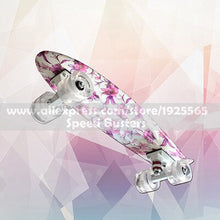 Load image into Gallery viewer, New Camouflage Printed Fish board mini cruiser skateboard single long board children warped road skate longboard scooter PN07