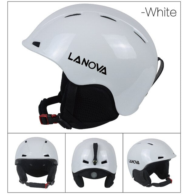 Lanova 3 size White Ski helmet Child Men Women Snowboard Ski Helmet High Quality PC+EPS Snow Skating Skateboard Skiing Helmet