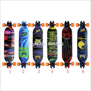 free shipping skateboard long board 104 cm x 22 cm 78A wheel