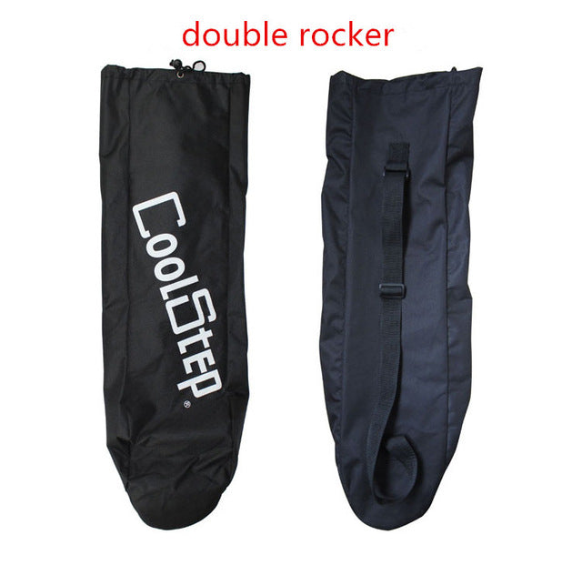 Coolstep Skateboard Bag Single-Shouler Double Rocker/Small Fishboard Carrying Backpacks with Drawstring