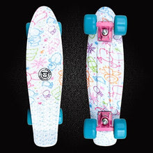 Load image into Gallery viewer, New Peny Fish Board 22&quot;Printed mini cruiser plastic skateboard trucks long board children&#39;s scooter four-wheel skates PD01