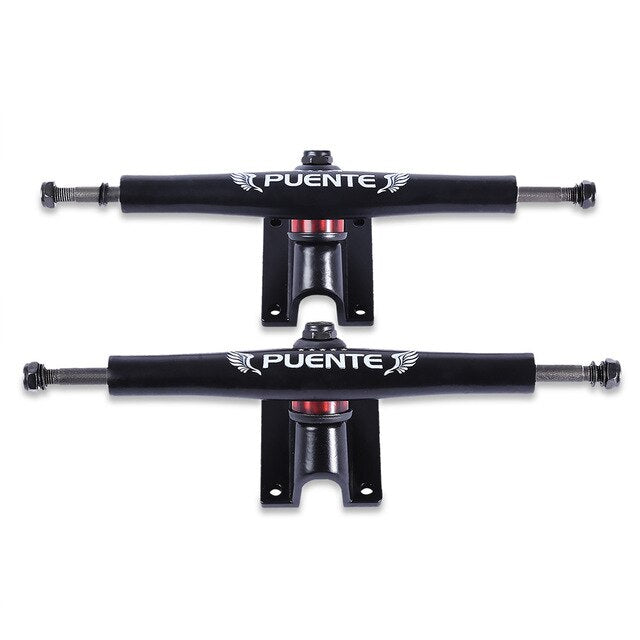 PUENTE New 2pcs Generic 7 inch Skateboard Truck Accessory for Mini Cruiser Skateboard Longboard