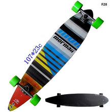 Load image into Gallery viewer, New Style Longboard Complete 117cm 110cm 107cm 93cm Surfboard Old School Cruiser single kick Skateboard Complete