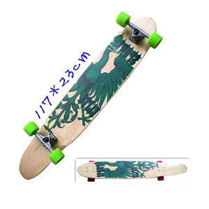 New Style Longboard Complete 117cm 110cm 107cm 93cm Surfboard Old School Cruiser single kick Skateboard Complete