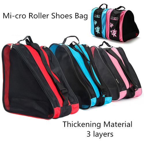 Quality Mcro Roller Skating Shoes Backpacks Inline Skate Shoes Shoulder Bags/Handbags 3 Colors Available Skateboard Skating Bag