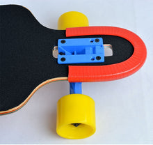 Load image into Gallery viewer, MARKTOP 9.5&quot;*48&quot; Completed Pro Longboard Deck Canadian Maple Flat Plate Skateboard Deck With Trucks Long Board Dancing Board