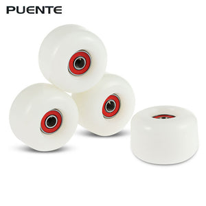 Puente 4pcs/set Skateboard Wheels Durable PU Skate Wheels Longboard Cruiser Wheels for Ollie Punk and Jumping