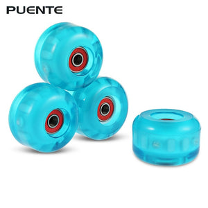 Puente 4pcs/set Skateboard Wheels Durable PU Skate Wheels Longboard Cruiser Wheels for Ollie Punk and Jumping