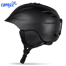 Load image into Gallery viewer, COPOZZ Brand Snowboard Ski Helmet Safety Integrally-molded Breathable Helmet Men Women Skateboard Skiing Helmet Size 55-61cm