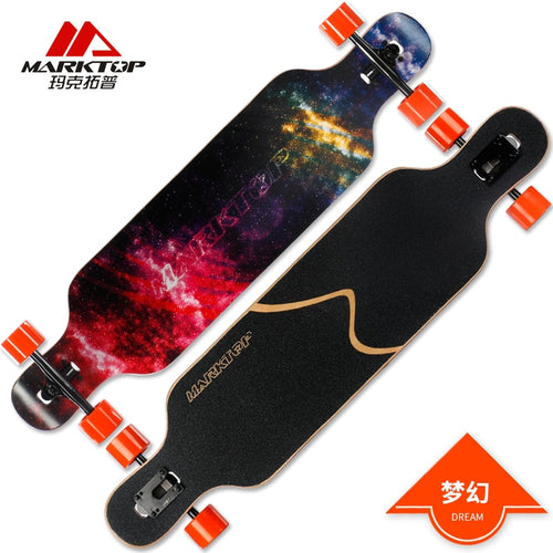 MARKTOP Professional Complete Longboard Skateboard 41