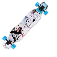 Load image into Gallery viewer, Professional Skateboard  Complete Maple Longboard Skate Board 4 Wheel Downhill Street Long Board Dance Board Roller Driftboard