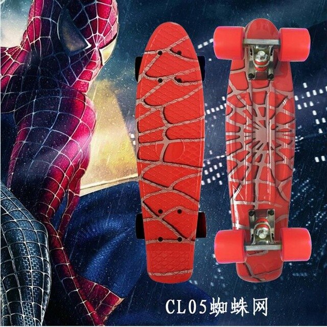 Mini Cruiser Skateboard LED Light Four Wheel Skate Board Adult&children Tablas De Skate Board Loaded Skateboard Complete