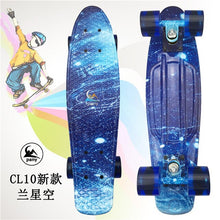 Load image into Gallery viewer, Mini Cruiser Skateboard LED Light Four Wheel Skate Board Adult&amp;children Tablas De Skate Board Loaded Skateboard Complete