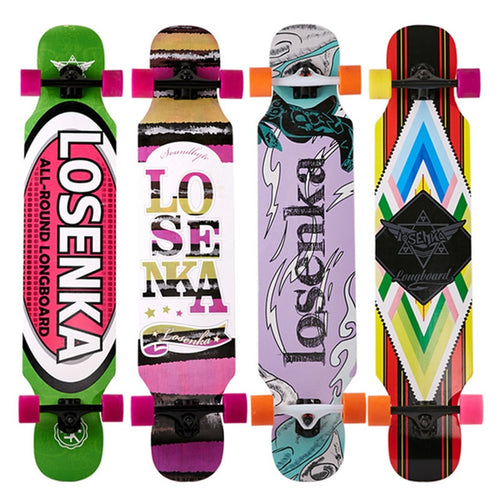 Professional Small Dancing Longboard Deck 107CM For Adults Youth Freestyle Street Road Skate Longboard Dance Skateboard