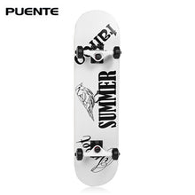 Load image into Gallery viewer, PUENTE 602 ABEC - 9 Four-Wheel Double Snubby Maple Skateboard 5 Inches 5V Magnesium Aluminum Alloy Truck