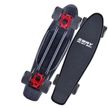 Load image into Gallery viewer, PP Small Fish Plate Four Wheels Cruiser Skateboard Brush Street Skate Board Outdoor Sports Adult Youth Kid Step Transport IE04