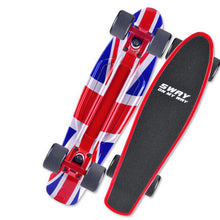 Load image into Gallery viewer, PP Small Fish Plate Four Wheels Cruiser Skateboard Brush Street Skate Board Outdoor Sports Adult Youth Kid Step Transport IE04