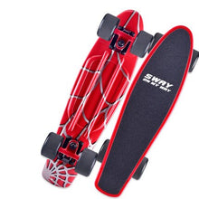 Load image into Gallery viewer, PP Small Fish Plate Four Wheels Cruiser Skateboard Brush Street Skate Board Outdoor Sports Adult Youth Kid Step Transport IE04