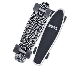 Load image into Gallery viewer, PP Small Fish Plate Four Wheels Cruiser Skateboard Brush Street Skate Board Outdoor Sports Adult Youth Kid Step Transport IE04
