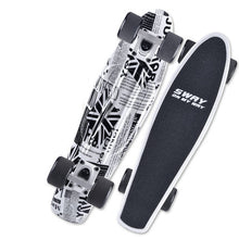 Load image into Gallery viewer, PP Small Fish Plate Four Wheels Cruiser Skateboard Brush Street Skate Board Outdoor Sports Adult Youth Kid Step Transport IE04