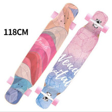 Load image into Gallery viewer, 4 Wheels Professional Skate Dancing Longboard 118CM Highway Dance Board Downhill Freestyle Road Street Long board Deck