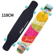 Load image into Gallery viewer, 4 Wheels Professional Skate Dancing Longboard 118CM Highway Dance Board Downhill Freestyle Road Street Long board Deck