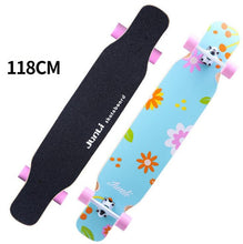 Load image into Gallery viewer, 4 Wheels Professional Skate Dancing Longboard 118CM Highway Dance Board Downhill Freestyle Road Street Long board Deck