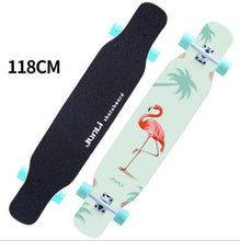 Load image into Gallery viewer, 4 Wheels Professional Skate Dancing Longboard 118CM Highway Dance Board Downhill Freestyle Road Street Long board Deck