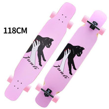 Load image into Gallery viewer, 4 Wheels Professional Skate Dancing Longboard 118CM Highway Dance Board Downhill Freestyle Road Street Long board Deck