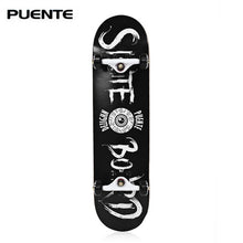 Load image into Gallery viewer, PUENTE 608 ABEC - 9 Adult Four-wheel Skate Board Double Snubby Maple Skateboard Long Board 4 Colors
