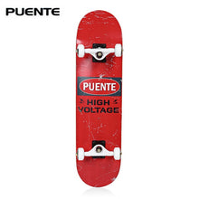 Load image into Gallery viewer, PUENTE 608 ABEC - 9 Adult Four-wheel Skate Board Double Snubby Maple Skateboard Long Board 4 Colors