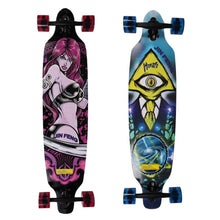 Load image into Gallery viewer, 36&quot; x 9&quot; Skateboard Cruiser ABEC-7 Bearing Four-wheel Long Skateboard Cruiser 7-layers Maple Longboard Skates Board Free shippin