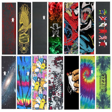 Load image into Gallery viewer, Professional Pro Skateboard Grip tape 9&quot;x33&quot; Multi Graphic Griptapes For Scooter Penny Board Sandpaper Skate Deck Grips