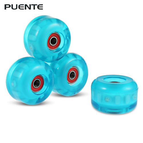 PUENTE 4pcs Skateboard Wheels For Ollie Punk And Jumping 78 - 85A Hardness Skateboard Wheel