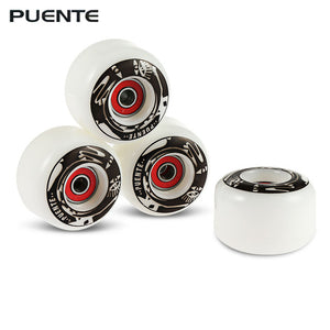 PUENTE 4pcs Skateboard Wheels For Ollie Punk And Jumping 78 - 85A Hardness Skateboard Wheel