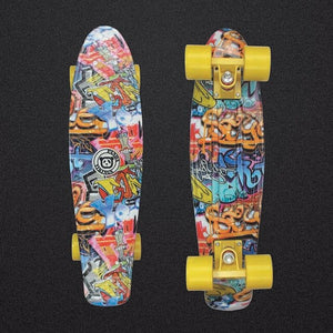 New 2019 Custom Peny Skateboard Graphic series 22" Retro Mini Skate Fish Long Board cruiser longboard complete skates patins