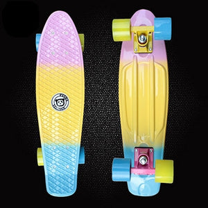 New 2019 Custom Peny Skateboard Graphic series 22" Retro Mini Skate Fish Long Board cruiser longboard complete skates patins