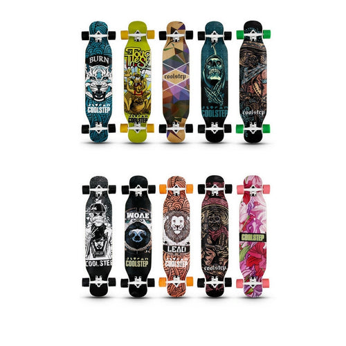 1pc 2019 New 107*23cm Long Board Skateboard 7inch Truck 70*51mm 78A Wheels 42inch Dancing Board Longboard Girl Boy Board