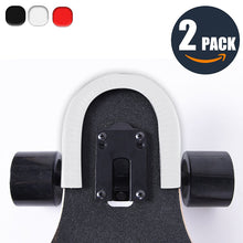 Load image into Gallery viewer, 2 Pcs 30cm Skateboard Anti-collision Strip Bumper Bump U Shape Rubbe Deck Guards Protector for Longboard and Double Rocker Strip