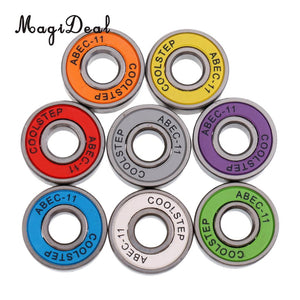 MagiDeal 8 Pieces ABEC 11 High Speed Wearproof Skateboard Scooter Inline Bearings Skateboard Scooters Skate Board Accessories