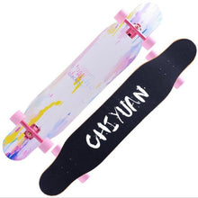 Load image into Gallery viewer, 118cm Four-wheeled skateboard beginners brush street long board adult boys and girls professional maple dance board