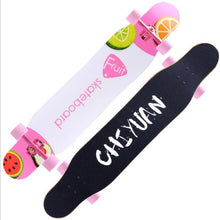 Load image into Gallery viewer, 118cm Four-wheeled skateboard beginners brush street long board adult boys and girls professional maple dance board