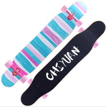 Load image into Gallery viewer, 118cm Four-wheeled skateboard beginners brush street long board adult boys and girls professional maple dance board