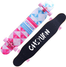 Load image into Gallery viewer, 118cm Four-wheeled skateboard beginners brush street long board adult boys and girls professional maple dance board