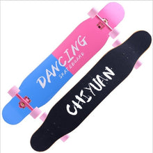 Load image into Gallery viewer, 118cm Four-wheeled skateboard beginners brush street long board adult boys and girls professional maple dance board