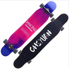 Load image into Gallery viewer, 118cm Four-wheeled skateboard beginners brush street long board adult boys and girls professional maple dance board