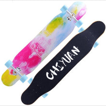 Load image into Gallery viewer, 118cm Four-wheeled skateboard beginners brush street long board adult boys and girls professional maple dance board