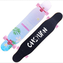 Load image into Gallery viewer, 118cm Four-wheeled skateboard beginners brush street long board adult boys and girls professional maple dance board