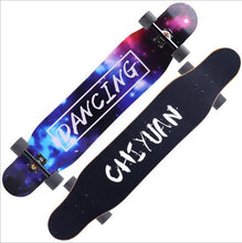 Load image into Gallery viewer, 118cm Four-wheeled skateboard beginners brush street long board adult boys and girls professional maple dance board